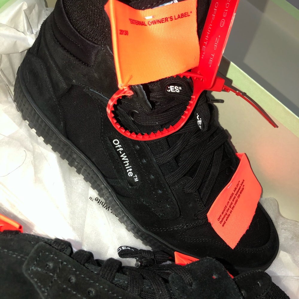 Off-white off court sneakers